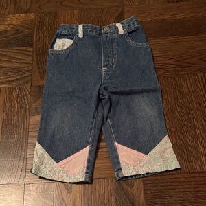 Sesame Street Kids Jeans with Pink and Blue Accents